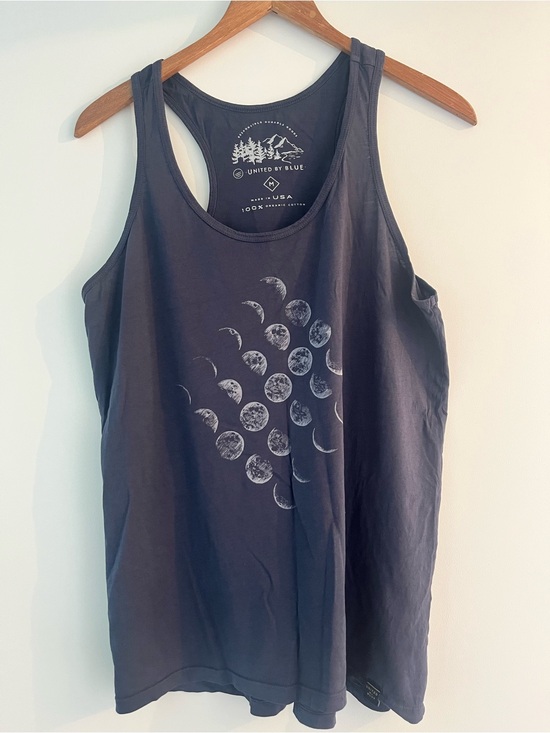 United by Blue Tops - United by Blue moon phases cotton racerback tank women’s medium